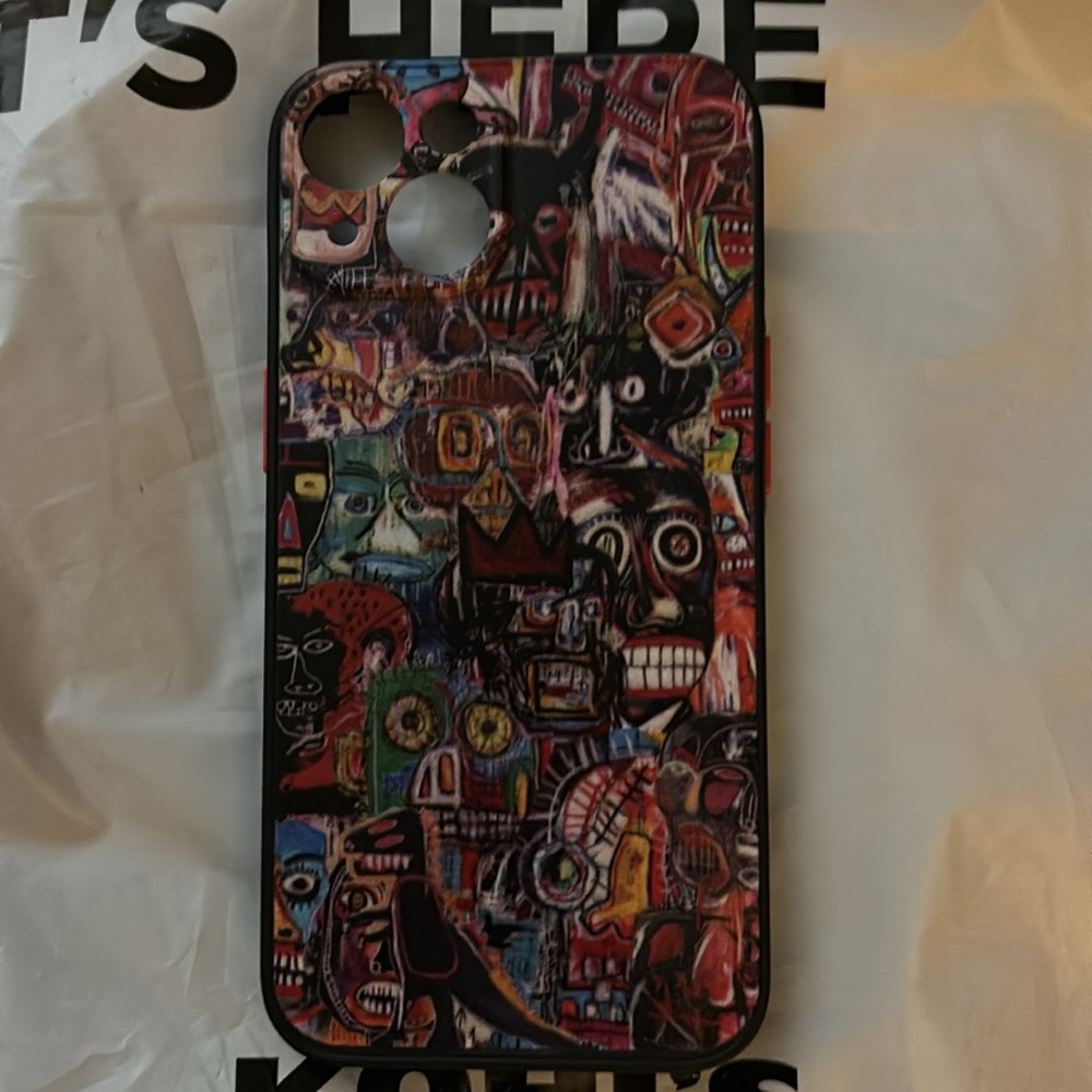 Jean michel Basquiat design iPhone 15 case